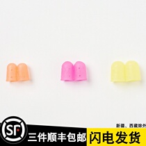 Coke clover candy color rubber anti-slip pin finger sleeves 57-391 392393 Japanese imported parquet