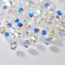 3 4 6mm 200 500 colored white crystal diamond beads handmade DIY glass loose beads compiled jewelry beaded