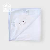 (CreamHouse) Korean cute bear summer thin newborn baby baby cotton Hustle