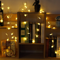 Flashlights Strings Full Of Stars With Small Festoons Top Floor Balcony Decorated Adults Party Children 100 Natural-day Arranged Stars Light