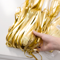 Birthday Decoration Rain Silk Curtain Background Wall New Wedding House Decoration Male Baby Birthday Party Decoration Scene Arrangement