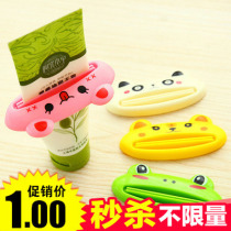 Korean Cartoon Animal Styling Squeeze Toothpaste Device Creativity Cute Manual Wash Face Milk Toothpaste Squeezer Pattern Optional