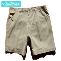 Zhou Dao clothing United States ROUNDTREEYORKE Caribbean Coast soft bullet skin-FRIENDLY cotton sand color mens shorts