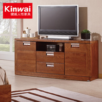 Jianwei imported ash solid wood bedroom high TV cabinet Living room solid wood high cabinet TV cabinet LS76282-1