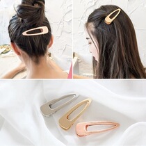 Korean hairclip simple clip adult top clip one-word clip girl bangs top clip hair clip edge clip hair accessories