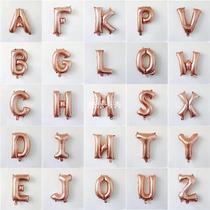 5pcs rose gold New 16inch letter Balloons A- Z letter Foil Ba