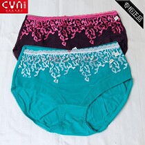 CYN Chuangyano 6326 San Ma fiber female boxer pants embroidery moisture-absorbing comfortable waist waist womens underwear