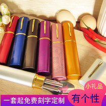 Buy 3 get 1 new pen type stainless steel tableware three sets of fork chopsticks Chopsticks spoon crane portable mini type