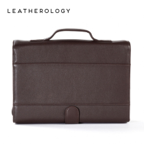 Leatherology Business Portable Conference Document Bag ipad Storage Bag Leather B5 book cover 7 inch book cover