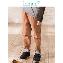 Yinman childrens pants spring and autumn cotton comfortable big boy Korean leisure fashion student sports trousers