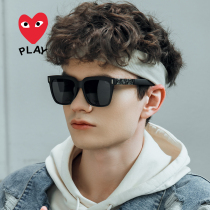 Kawakubo Ling Korean version of square with myopia sunglasses men driving polarized sunglasses women tide long face Net red model