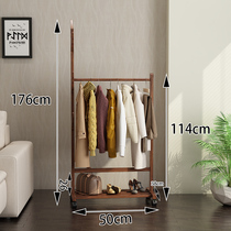 Childrens hanger floor bedroom coat rack living room hanger European simple creative wooden hanger decoration
