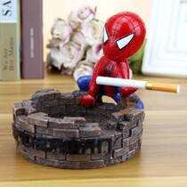 Avengers Spider-man ashtray large household living room ashtray decoration creative personality birthday gift man