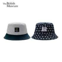 Great British Museum Genuine Perimeter Horus Eyes Cat Fisherman Hat Bifacial Shading Canvas Cap Casual 100 lap