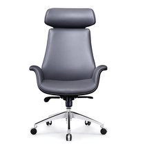 Hong Kong-style light luxury president chair Office computer rotating chair Modern simple boss backrest Home study lifting chair