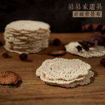 Lace Lace Lace Cushion Cup Cushion Retro Art Style Wind Photography Swing Piece Decoration Background Ornament Shooting Photo Props