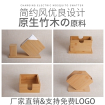 Napkin holder Commercial Square tissue box Western restaurant hotel tissue rack bamboo towel bamboo towel storage box