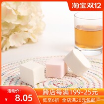 MINISO famous excellent product fresh square oval bubble big puff 10 face beauty makeup egg cake