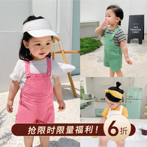 cookiesbaby baby clothing 2019 summer new cotton casual pants childrens shorts men and women