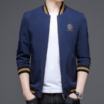 Stand neck jacket mens coat 2021 spring and autumn trend baseball uniform young and middle-aged sports casual coat Bodi Bentley