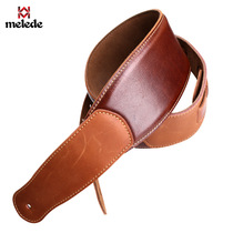 Imported first-layer leather guitar strap electric acoustic guitar universal folk guitar strap classic leather feel retro