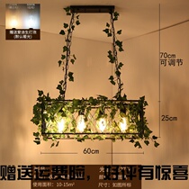 Plant Chandelier Industrial Wind Clothing Shop Commercial Shop Window Coffee Restaurant Light Extravagant Personality Bar Terrace Chandelier Chandelier