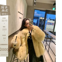 CC fur winter little sun young new imported fox fur thin Haining fur coat female fur coat
