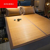 Summer bamboo table cooler household student dorm room can fold winter and summer dual-sided old carbon seat