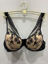 Manneffin Adjusted Thin Cup Long Triangle Full Cups Comfort Stability Senses Deep V Embroidered Bra 20810660
