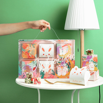 Net red beef candy snowflake crisp gift box packaging box snow Mei Niang egg yolk crisp gift box candy