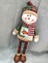 Christmas decorations flex Santa Claus snowman Elk Paparazzi Gift Shop Window Counter Swing scene arrangement