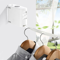 New invisible clothesline indoor non-perforated balcony telescopic clothes rack Hotel household shrinkage non-slip drying clothes