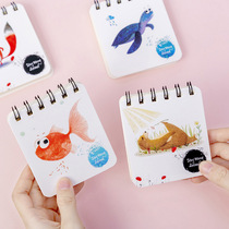 Custom Student Stationery Mini Notebook Office Supplies Stay Cute Animal Creative Cartoon Coil Book