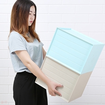 Multilayer drawer-type desk surface containing box plastic file cosmetic containing cabinet miscellaneous ornament finishing cabinet