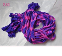 SILK SCREEN FLOWERS MATERIAL SILK STOCKINGS MATERIAL COLOR SILK STOCKINGS PREMIUM COLOR SILK SCREEN PURPLE POWDER BICOLOR SILK SCREEN