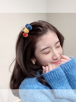 Head card headdress clip Korean hairpin Yangqi small hair card adult female Korean version of the head adult pinched subnet red hair clip
