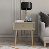 Solid Wood Light Lavish Bedroom Small Family Cherry Wood Modern Minima Home Ins Wind Sofa Side Cabinet