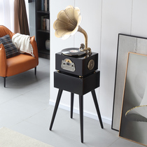 Vinyl record player Gramophone Modern light luxury retro living room European-style household old-fashioned antique turntable electromechanical turntable