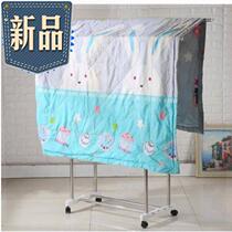 Covertop finishing rack floor-standing clothes clothes shop 7 sub-parallel bars hangers double-tube clothes rack