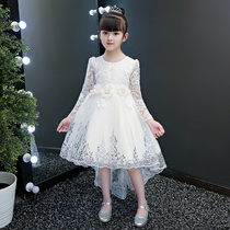 Girls  autumn dresses Korean version of the foreign style 5 middle and large children 6 princess 7 little girl 8-year-old childrens princess dress spring and autumn models