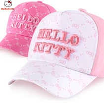 Hello Kitty childrens hat sunscreen summer thin mesh duck tongue girl sunshade Sun children toddler Baby baseball