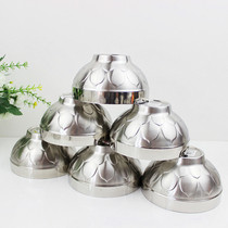 JX Jiaxing health welding side bowl lotus edge double bowl anti-hot bowl childrens rice bowl stainless steel soup bowl