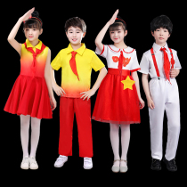 Childrens red scarf chorus costume Singing motherland Meet the Chinese Dream Dance costume Primary and secondary school chorus troupe costume