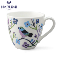 (New Product)Japan NARUMI Narumi Magical Woodland Mug (Bird)Bone China 330cc