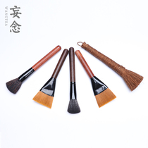 Delusion Ebony pot pen does not lose hair Kung Fu tea set Badger hair tea tray Wiper pen brush Tea sweep Tea ceremony accessories