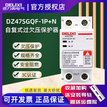 Delixi self-duplex DZ47SGQF household over-under-voltage protector 2p up-in-out 63A down-in-out 40A