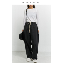 Export Korea for the rest of the year Little crowdbots CHAO wide-legged pants paper bag pants loose casual street long pants women