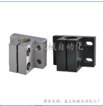 Optical axis fixed seat support base vertical bracket connecting piece base round bar clamping block thickened double screw