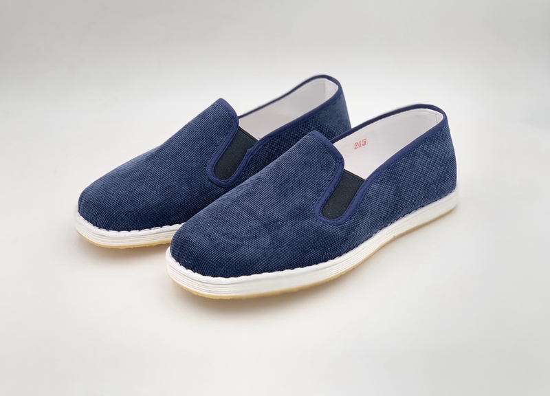 Wantang Cloth Shoes Old Beijing Cloth Shoes Intangible Cultural Heritage Corduroy Orchid Coffee