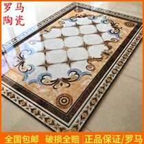 Living room parquet tile jigsaw brick aisle porch 800x800 corridor puzzle water knife parquet floor tiles European style
